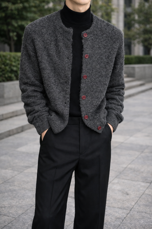 Cardigan chaleureux "Enthousiaste"