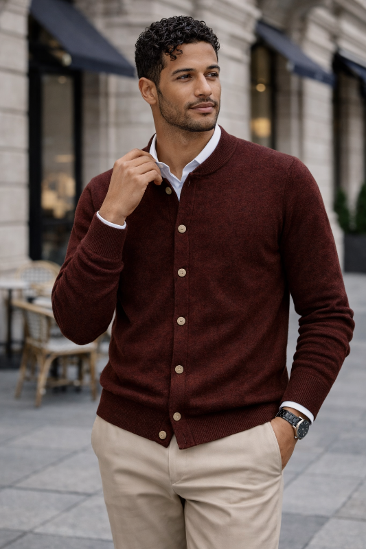 Cardigan en Cachemire "Classe"