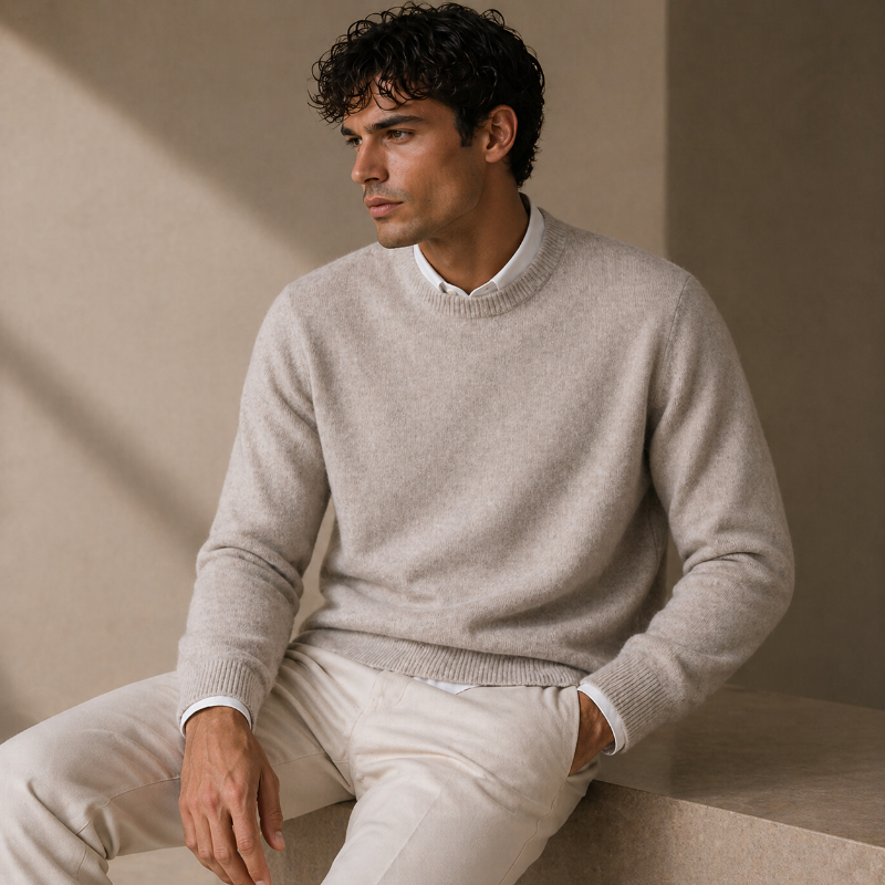 Pull en Cachemire "Sagesse"