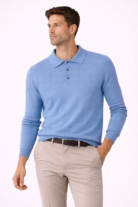 Polo en cachemire "Chouchou"